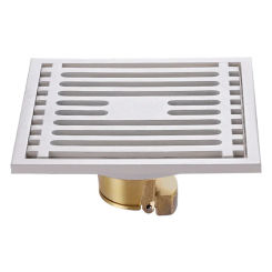 Shower Floor Drain Stainless Steel Floor Drain Toilet Bathroom Sewer Balcony Square Anti-odor Drain Cover Bathroom Accessories