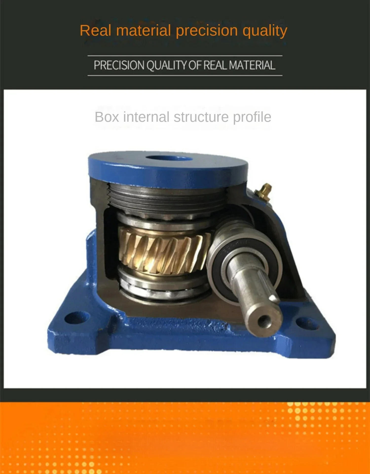 Description Picture 5 of itemLeading Screw Collar Cegar Swl1T/2.5T/5T Hand-Cranking Worm SWL Lift Reducer