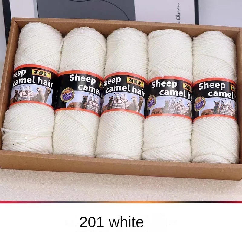 Description Picture 2 of item500g/set Chunky Cashmere Yarn for Crochet Hand Knitting Sweater Scarves Coats Hat Gloves Diy Soft Warm Fluffy Alpaca Wool Thread