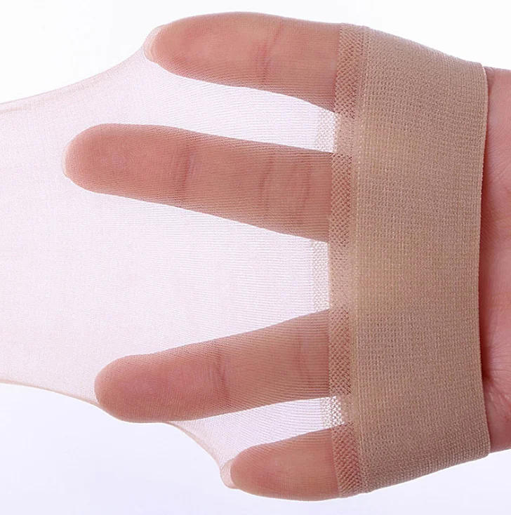 Description Picture 6 of item2/40pcs Transparent Summer Socks for Women Ultrathin Nylon Ladies Female Girls Short Ankle Elastic Crystal Silky Invisible Socks