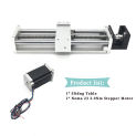 CNC Linear Rail Guide 100~500mm Stroke SFU1605/1610 Ballscrew Sliding Table Nema23 Stepper Motor 1.2Nm/2Nm/3Nm Kits XYZ Table