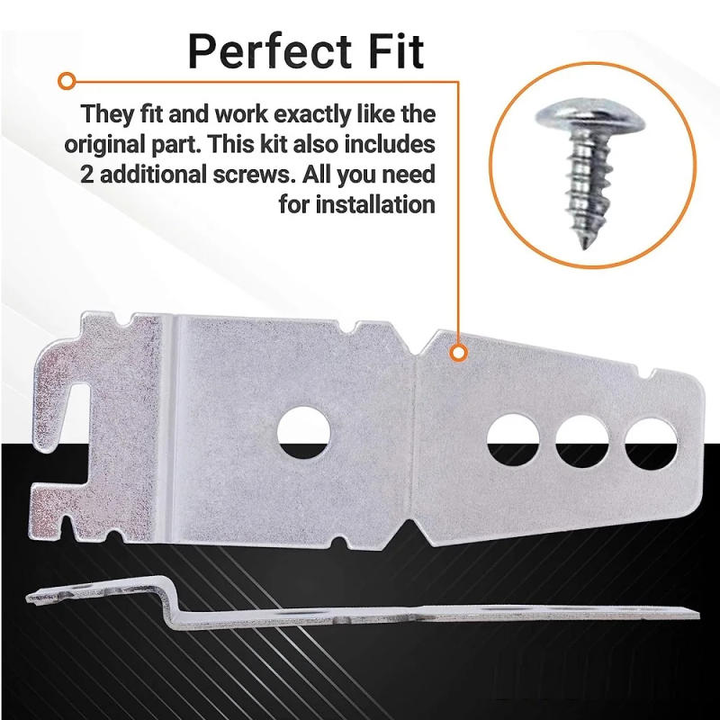 Description Picture 5 of item8269145 Undercounter Dishwasher Mounting Bracket for Kenmore Whirlpool KitchenAid Dishwashers WP8269145 AP3039168 - PACK OF 2