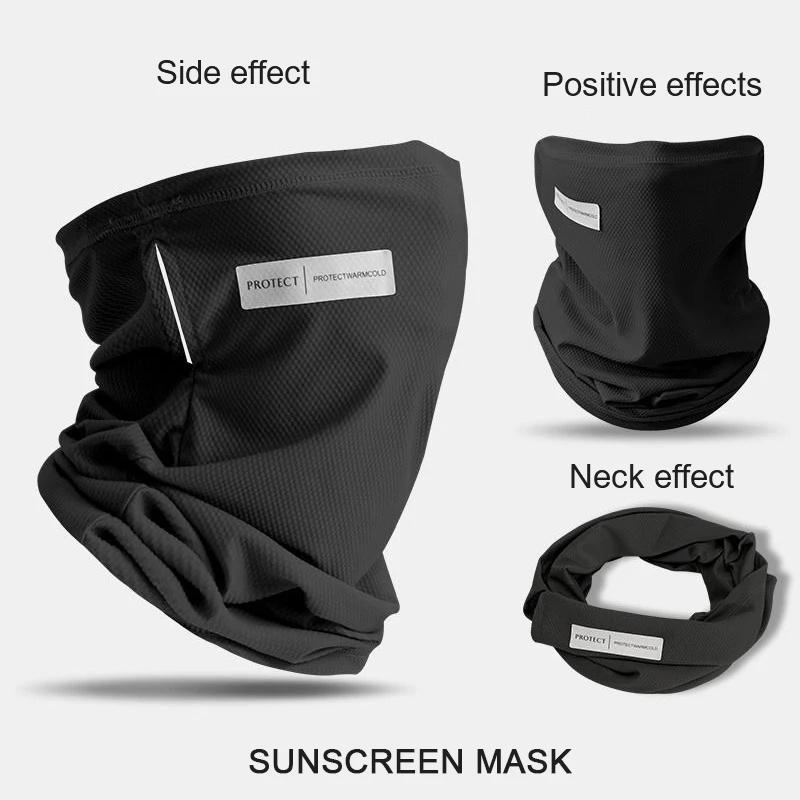 Description Picture 6 of item1 Pair Sunscreen Arm Covers UV Resistant Face Masks UPF50 5-degree Body Feel for Outdoor Cycling and Basketball Sports