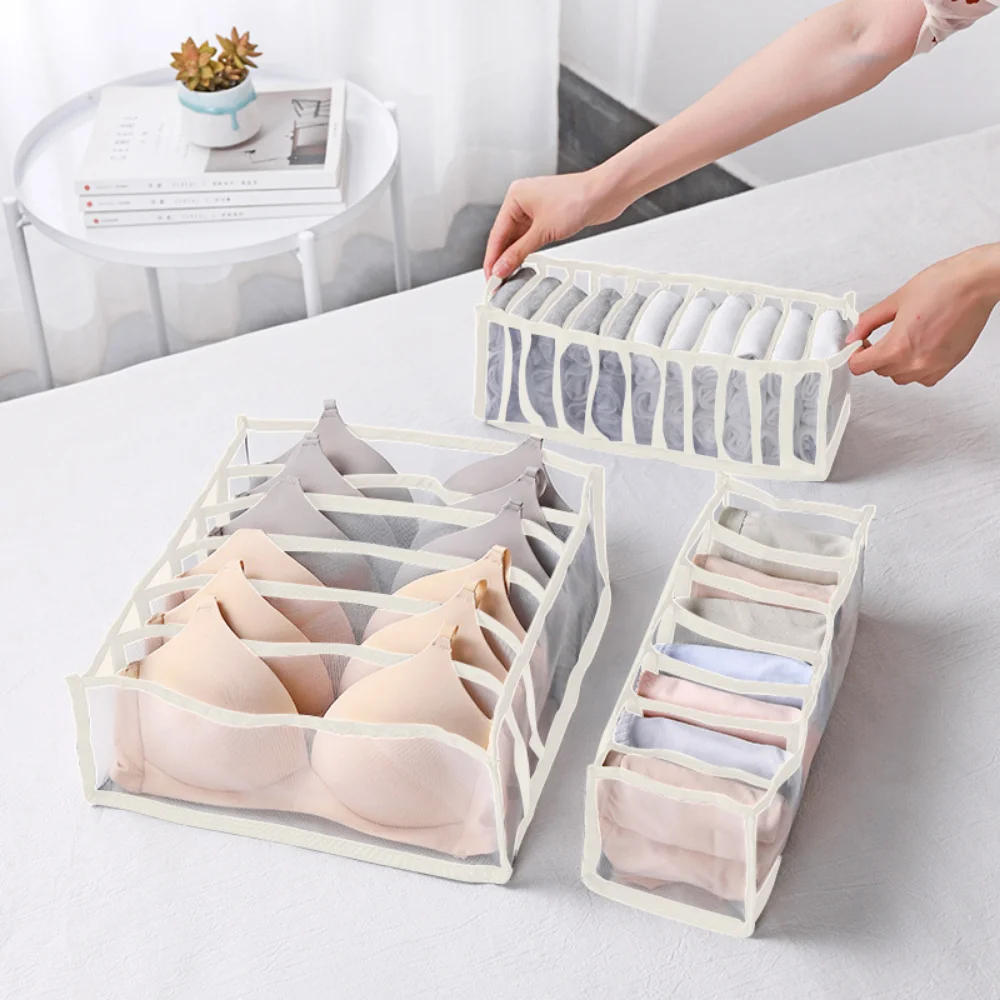 Description Picture 3 of itemJeans Storage Organization Underwear Bra Socks Scarf  Pants Storage Box Cabinet Drawer Organizer Wardrobe Clothing Storage Box