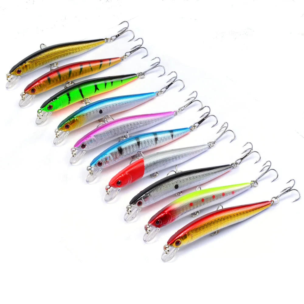 Description Picture 5 of item1Pcs Japanese Minnow Fishing Lures Floating Hard Bait95mm 7g Artificial Bait Wobbler Crankbait Carp Perch Pesca Fishing Tackle