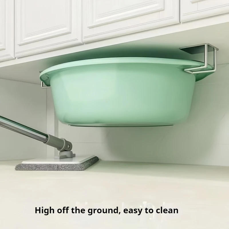 Description Picture 4 of item2 Kitchen Acceesories Strong Adhesive Storage Hook Stainless Steel Home Bathroom Organizer Gadgets Cutting Board Sponge Drainer