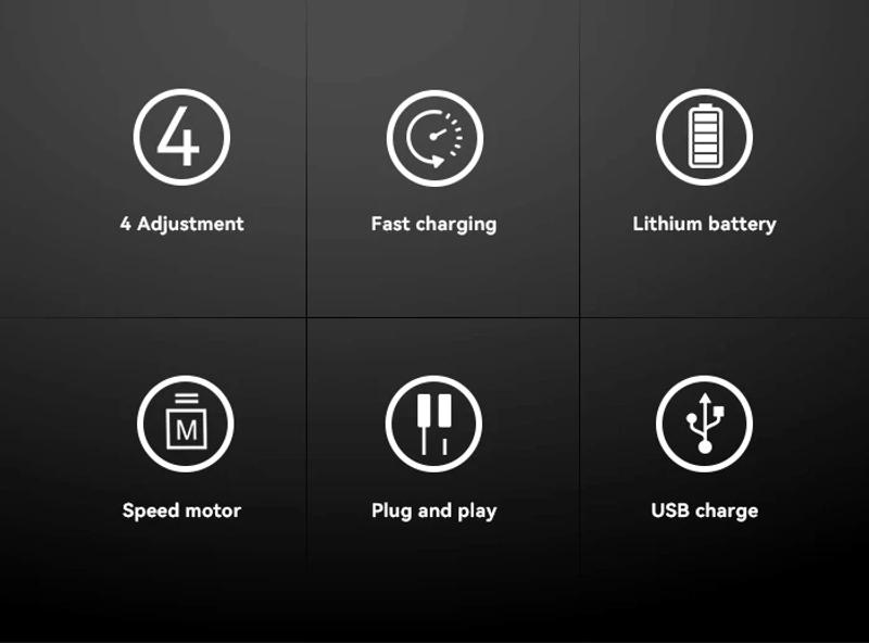 Description Picture 4 of itemKemei KM-PG809A KM-PG232 LCD USB Charging Hair Clipper Adjustable Professional Cutting Machine KM-3382 Shaver Trimmer For men