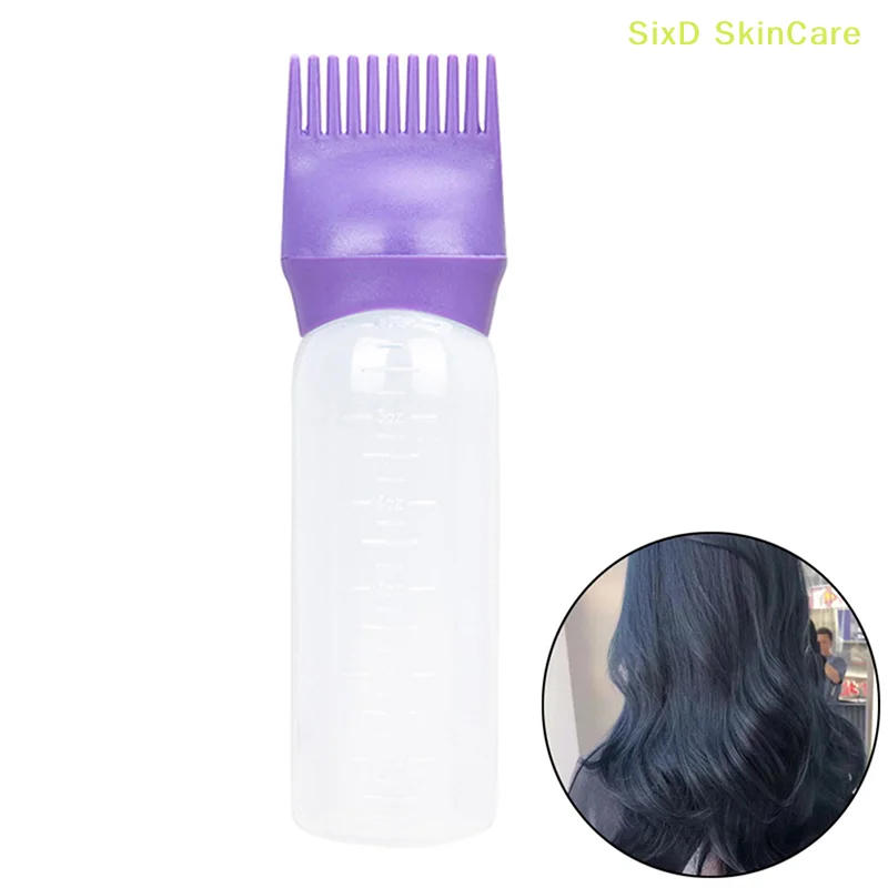 Description Picture 5 of item120ML Hair Dye Applicator Brush Bottles Dyeing Shampoo Bottle Oil Comb Hair Dye Bottle Applicator Hair Coloring Styling Tool