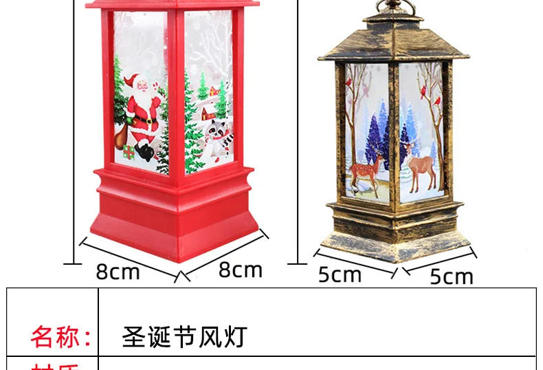 Description Picture 5 of itemChristmas Lantern Light Merry Christmas Decorations for Home Christmas Tree Ornaments 2024 Navidad Xmas Gifts New Year 2025