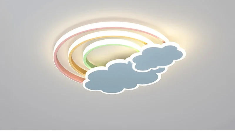 Description Picture 6 of itemKids Lighting Fixtures Rainbow Cloud Baby Child Room Chandelier Lighting For Kids Room Children's Room Bedroom Led Light