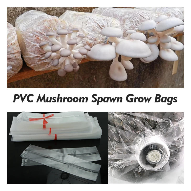 Description Picture 3 of itemPP Mushroom Spawn Planting Bag Kit High Temp Pre Sealable Grow Substrate Cultivation Container Breathable Lock Ring Planter Tool
