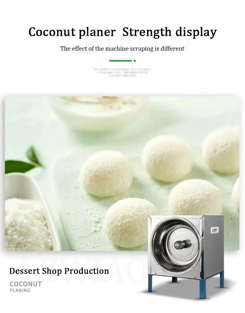 Description Picture 4 of itemAutomatic Coconut Shell Peeling Removing Machine Coconut Meat Crusher Machine Fresh Coconut Opener