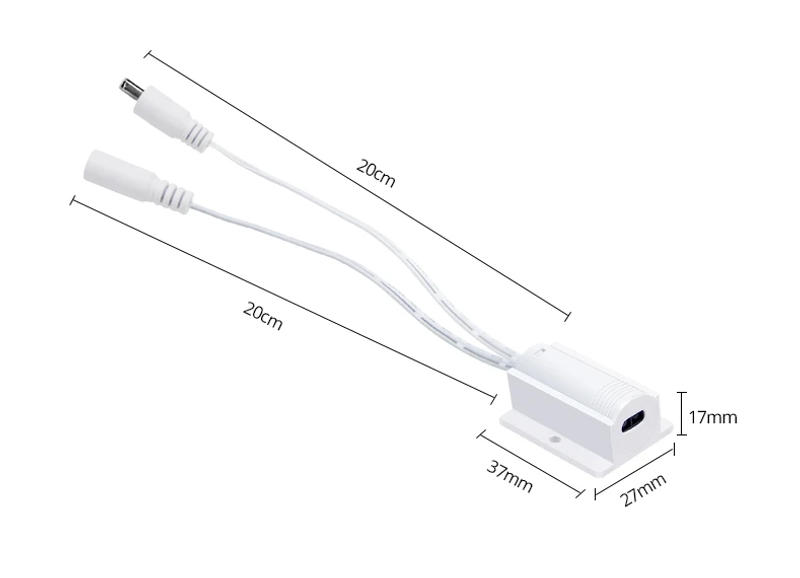 Description Picture 3 of itemSmart Hand Sweep Sensor Switch DC/DuPont Port 12V-24V IR Motion Interrupteur Connector for LED Strips Light Control