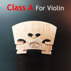 one pc class A 4/4 3/4 1/2 1/4 1/8 1/10 1/16 violin Heilongjian Maple horse bridge, bridge code, violin accessories