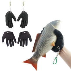 Left Or Right Professional Catch Fish Latex Hunting Gloves Fishing Glove Antiskid Protect Hand Puncture Scrapes Fisherman