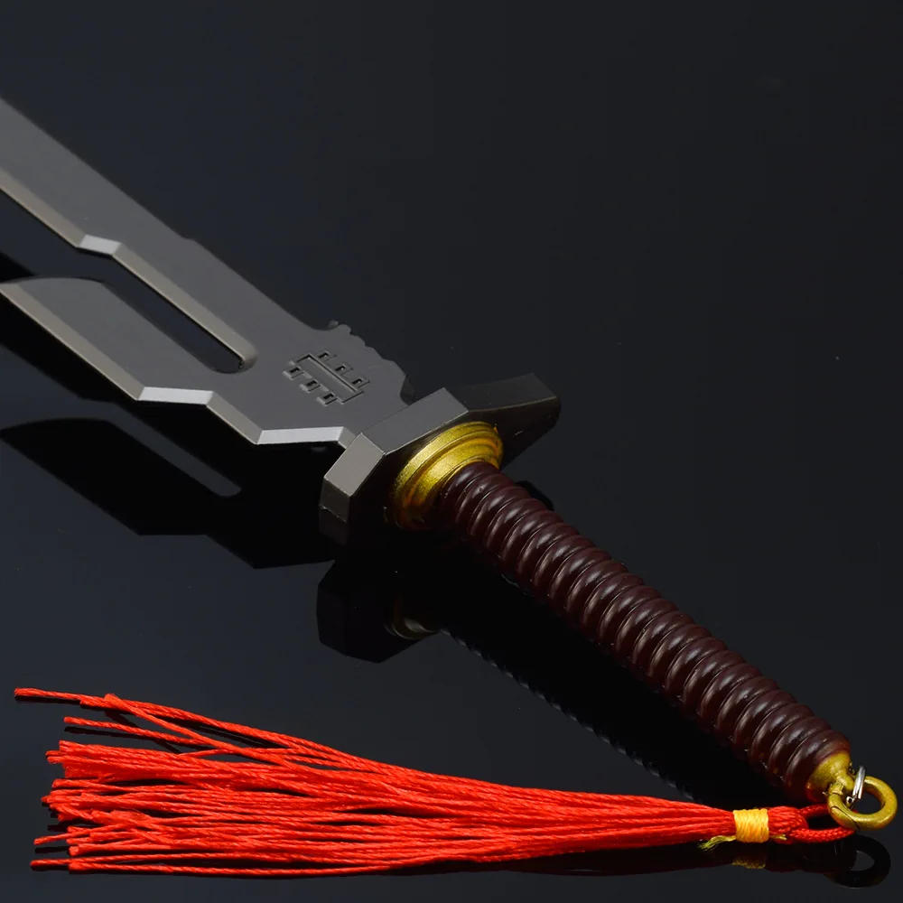Description Picture 5 of item20cm Jujutsu Kaisen Katana Metal Fushiguro Toji Sword Real Ninja Knife Yuta Iron Japanses Samurai Katana Kid Toys Anime Gifts