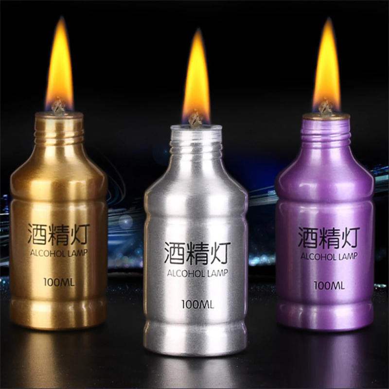 Description Picture 3 of itemStoves Alcohol Lamp 100ml Aluminum Alloy Burner Lamp Chemistry Lab Tool For Outdoor Hiking Liquid Pinic Brand New