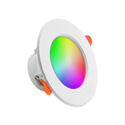 Tuya Recessed Round Light Energy-Saving LED Smart Light Bluetooth-compatible Mobile Phone Control Timed for Alexa Google Home
