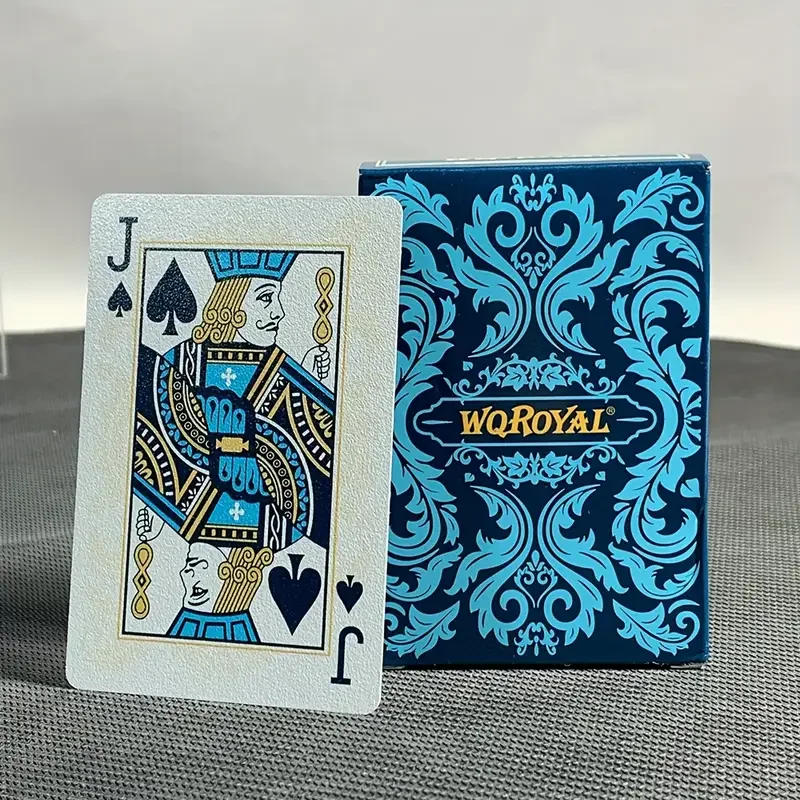 Description Picture 4 of item55 Playing Cards Waterproof PVC Frosted Magic Boxed Plastic Playing Cards Set Poker Cards Classic Magic Tools Tabletop Games