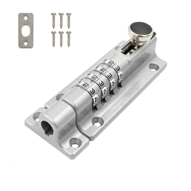 Description Picture 4 of itemPassword Lock Sliding Combination Digit Latch Anti-theft Safety Mechanical Lock Door Bolt Home Window Wood Gate Hardware