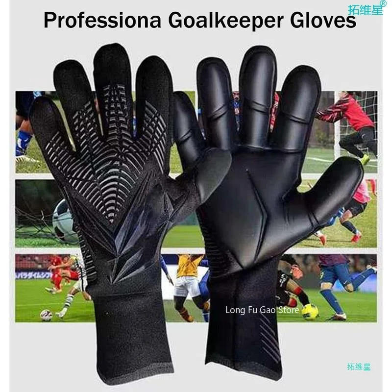 Description Picture 3 of itemGoalkeeper Gloves Kids Adults Anti-Slip Goalie Gloves Latex Grip Professional Soccer Protection Football Men Women Match Gloves