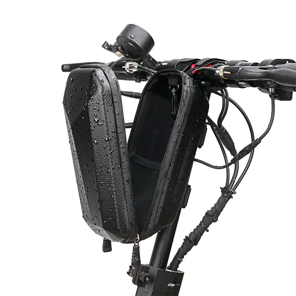 Description Picture 4 of itemElectric Scooter Front Bag Waterproof Folding EVA Hard Shell Bags  Bicycle Handlebar Hanging Bag Storage Accessories