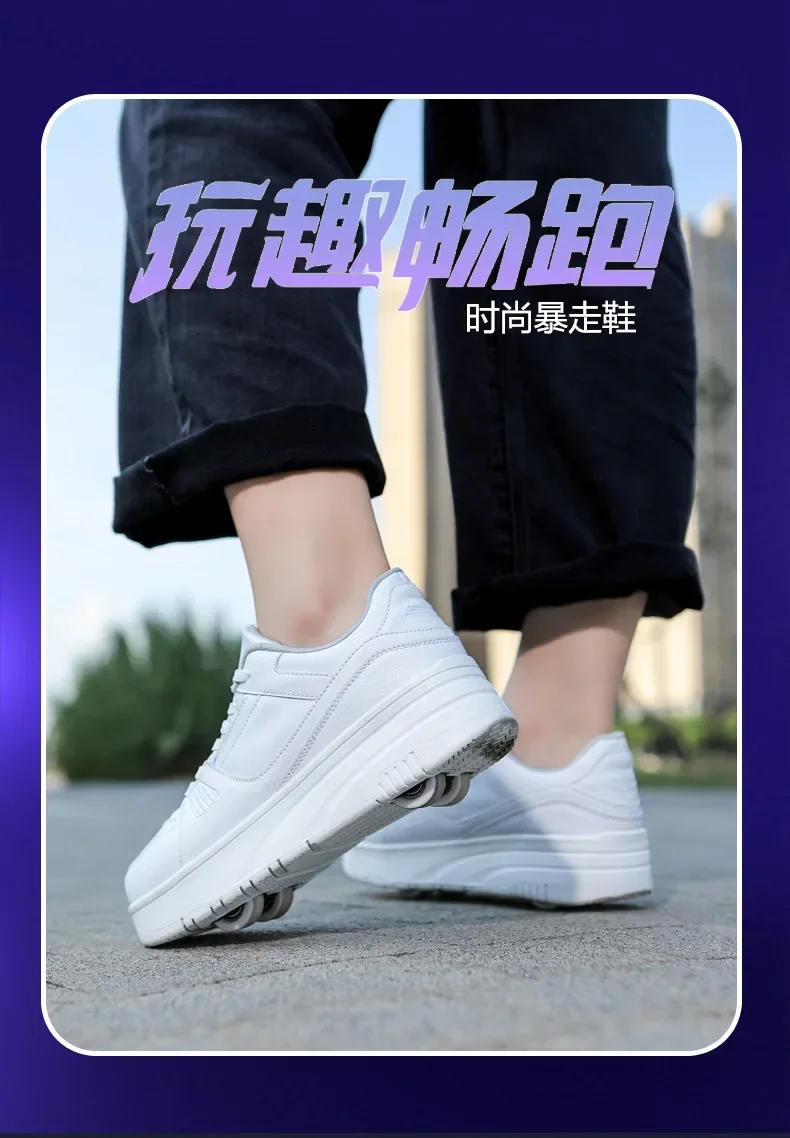Description Picture 4 of itemRoller Skate Shoes Kids Skating Sneaker Spring Autumn Children Fashion Casual Sport Gift Boys 4 Wheels Sneakers Girls Boots