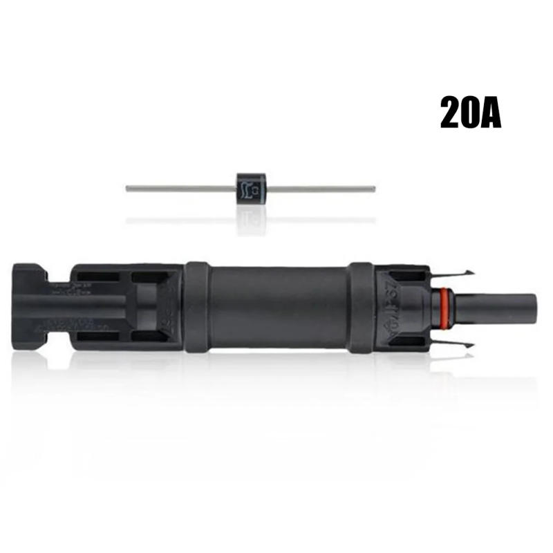 Description Picture 4 of item20A 30A DC1000V Solar PV Fuse Connector Solar Fuse Waterproof  In-line Holder IP68 Solar Panel Connector DC Fuse UL94-V0