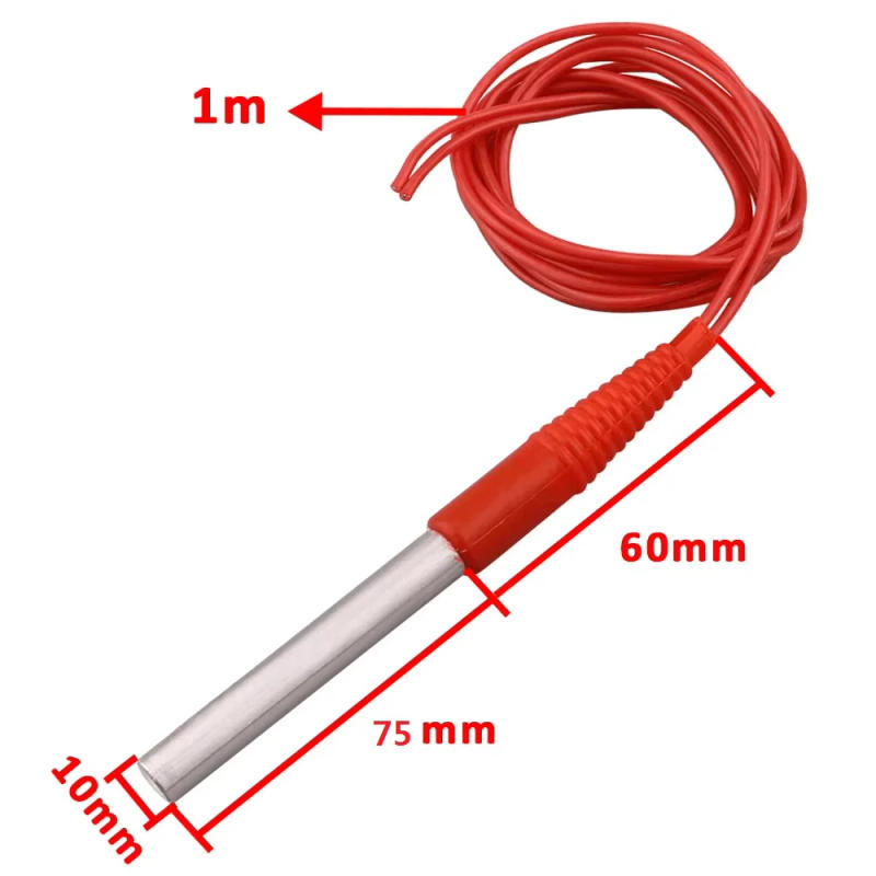 Description Picture 2 of itemDERNORD DC Immersion Heating Element with Water Proof Cable 12v/36v/48v/60v/72v 304SUS Water Heater for Fish Tank 100w