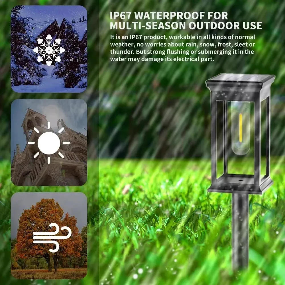 Description Picture 6 of itemLatest Solar Lamp Lawn Ground Light Outdoor Garden Courtyard Lamp Waterproof Light Control Atmosphere Decorative Street Lamp Hot
