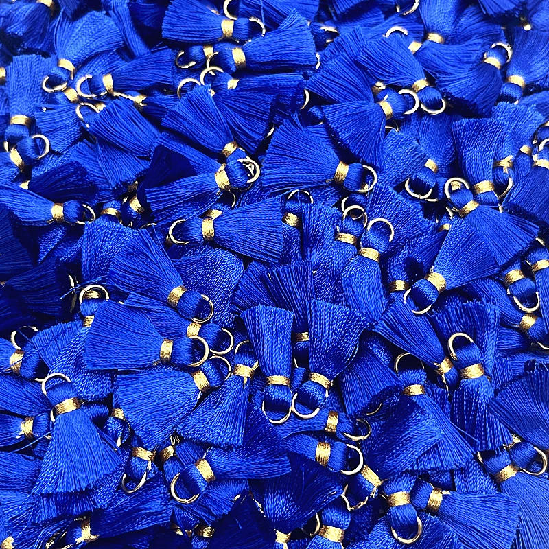 Description Picture 6 of item10pcs/lot 20mm Mini Metal Hanging Ring Tassel Trim Pendant DIY Craft Jewelry Handmade Earrings Decor Materials Fringe Trim