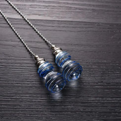 Crystal Lamp Pull Chains Ceiling Fan Light Pull Chain Connector Home Wedding Decor Ceiling Fan Bathroom Decorative