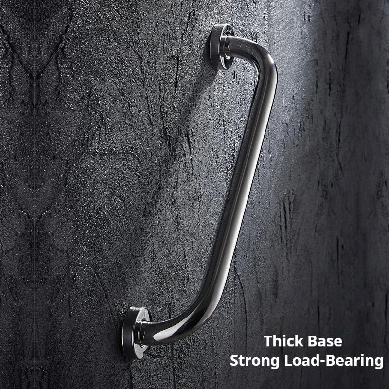 Description Picture 4 of itemStainless Steel Handrail for Bathroom Shower Bath Safety Non-slip Handle Perforated Installation Bathroom Safety & Accessories
