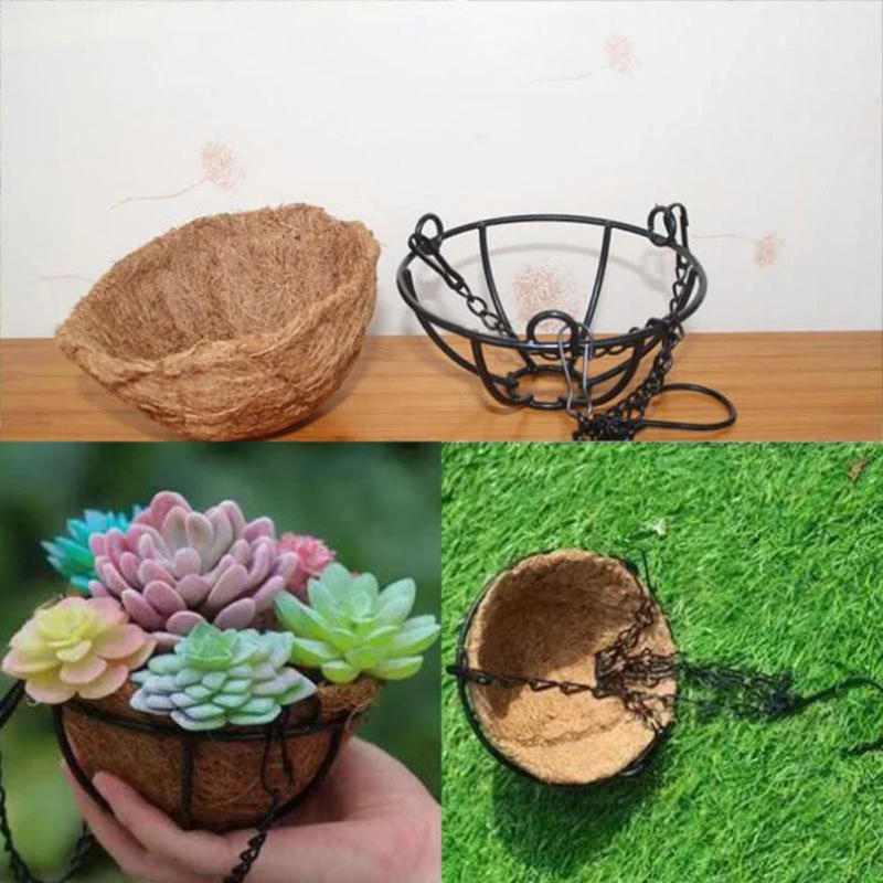 Description Picture 4 of item1Pc Flower Pot Hanging Basket Chain Replacement Plant Hanger Iron Flower Pot Bird Feeders Hanging Basket Chain Other Ornaments