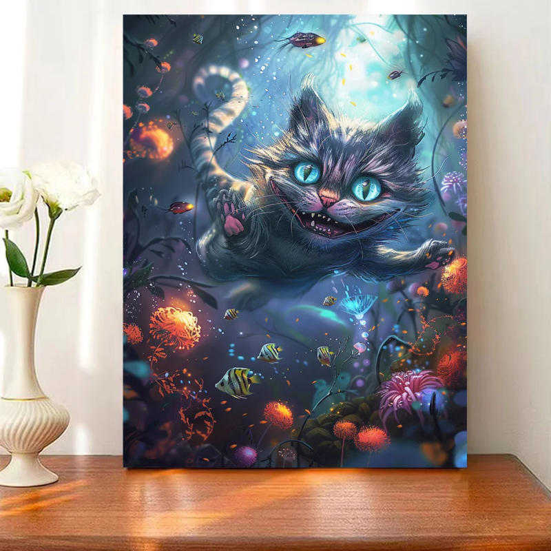 Description Picture 5 of itemPhotoCustom Frameless Painting By Numbers For Adults Cat Picture By Numbers Animals Acrylic Paint On Canvas Home Decors Art