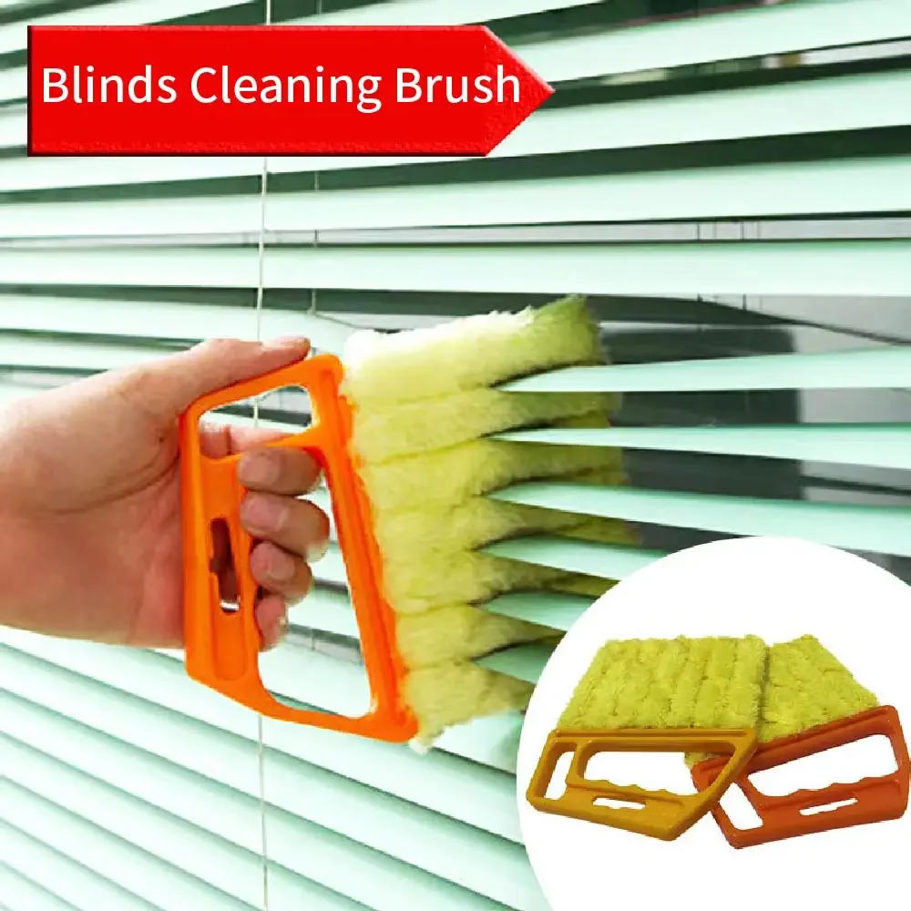 Description Picture 2 of itemUseful Blind Blade Cleaning Cloth Window Cleaning Brush Microfiber Air Conditioner Washable Brush
