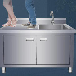 Modern Minimalist Kitchen Sinks for Outdoor Cabinet Storage with Operating Table Sinks Commercial Metal Sink for Dining Room