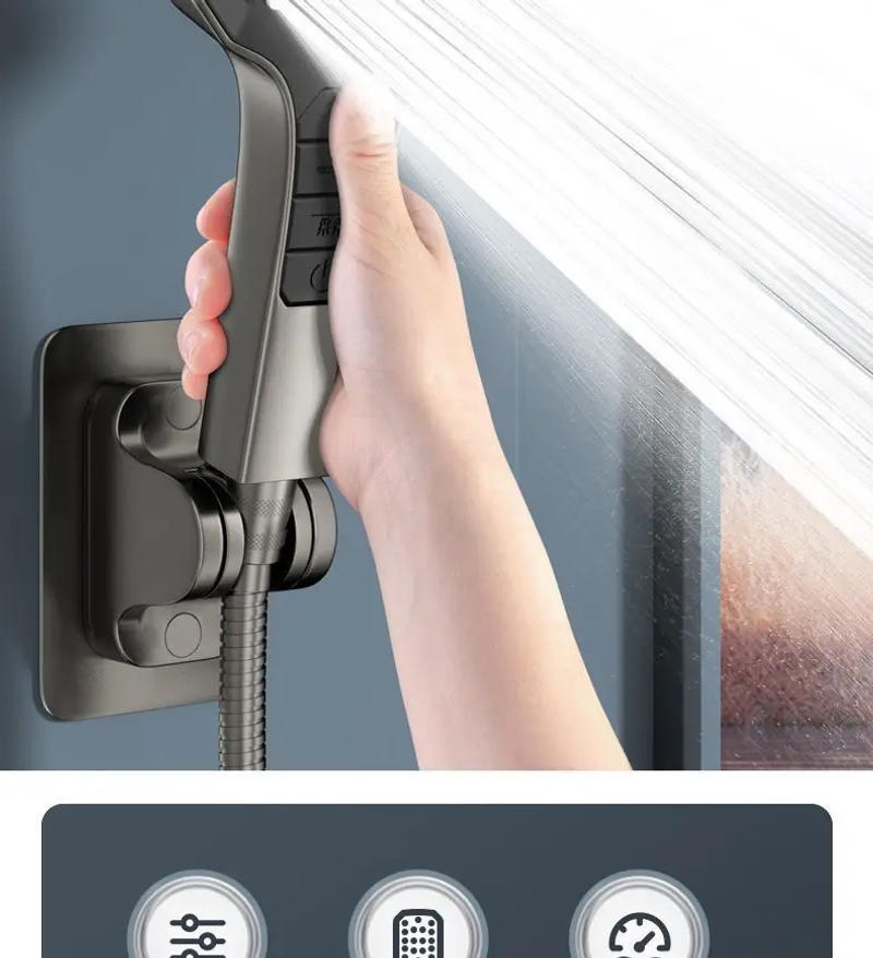 Description Picture 5 of itemBig Panel Large Flow Shower Head 7 Modes Adjustable Spray Nozzle High Pressure Water Saving Shower Mixer Bathroom Accessories