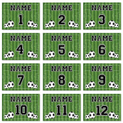 Boy Birthday Backdrops Kids Portrait Customize Football Soccer Field Sports Poster Baby Shower Newborn Photography Background