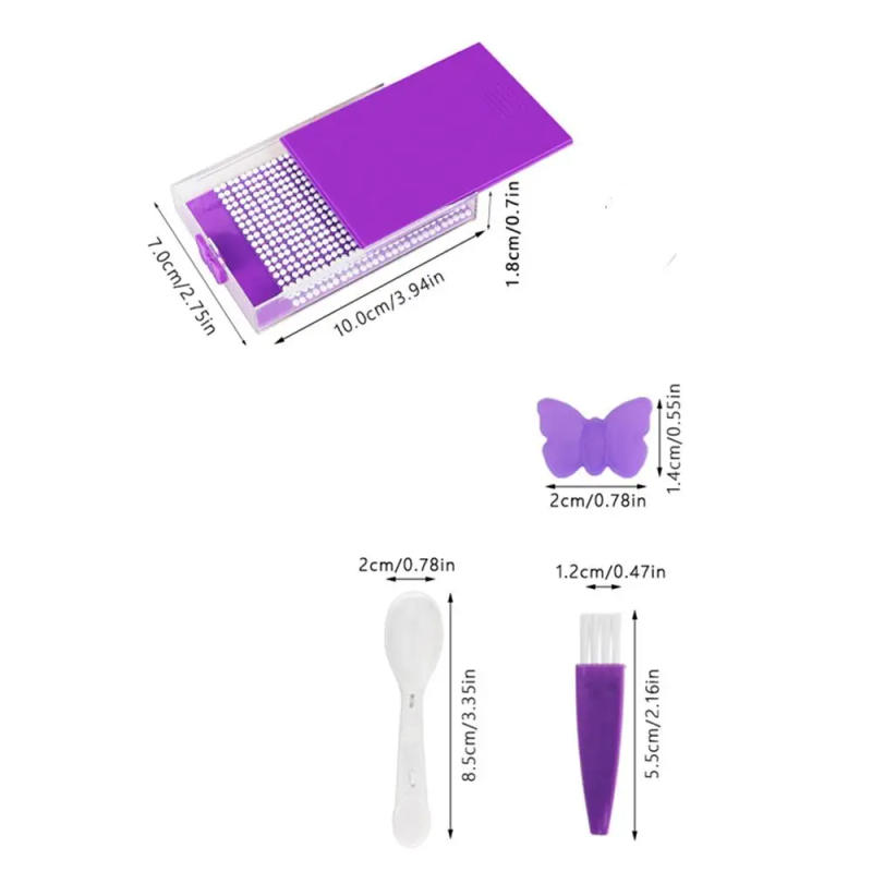 Description Picture 3 of itemDIY Craft Diamond Painting Tray Stackable Large Capacity Drawer Box Tray Beading Plates Embroidery Drill Tray Storage Box