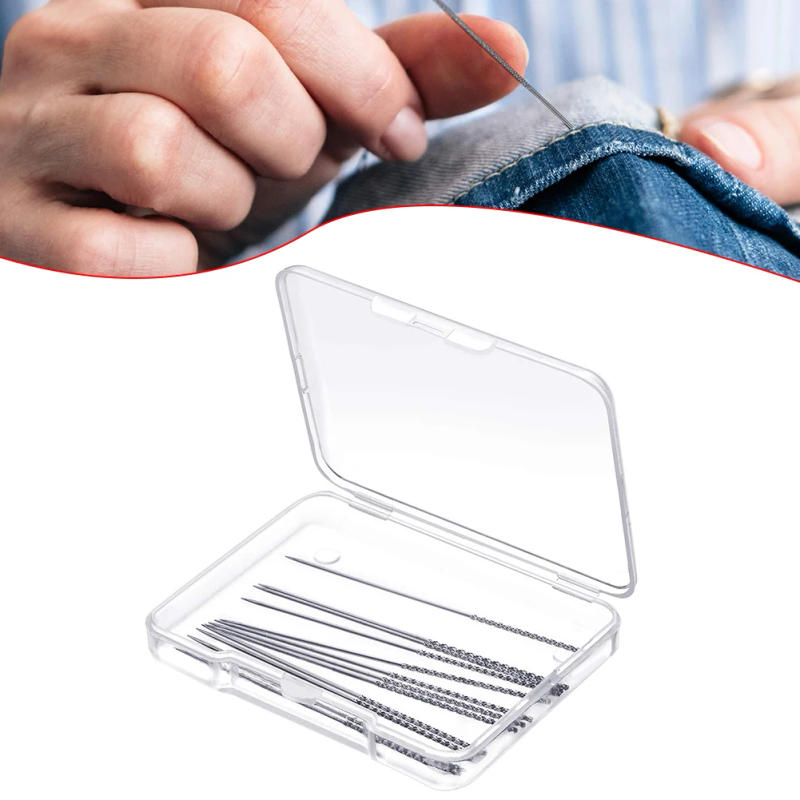 Description Picture 3 of itemRepair Woven Snag Repair Needle Set Practical Tool Fabrics Practical Tool Repair Needle Set Sewing Knitted Fabrics