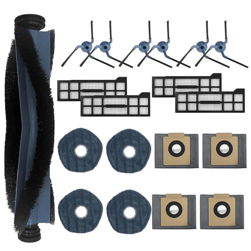 Description Picture 4 of itemFor Eufy X10 Pro Omni Robot Vacuum Cleaner Main Side Brush Hepa Filters Mop Cloth Dust Bags Spare Parts