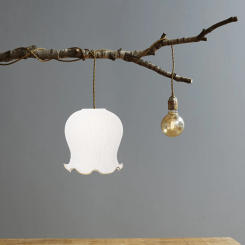 Hanging Lamp Shades Chandelier Cover Glass Lampshade Light Covers Ceiling Screw Pendant Small