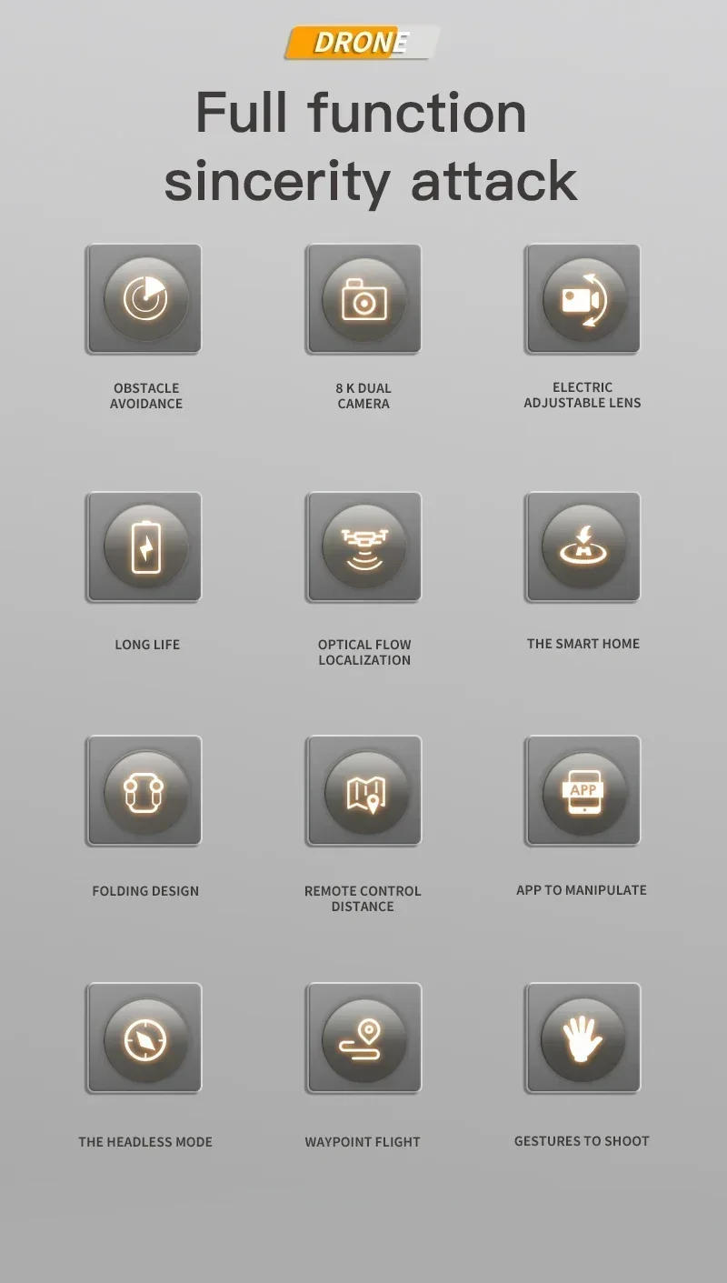 Description Picture 2 of itemIconic Brand MIJIA P15 Drone 4K GPS Professional 8K HD Aerial Photography Dual-Camera Omnidirectional Obstacle Avoidance Drone Toys