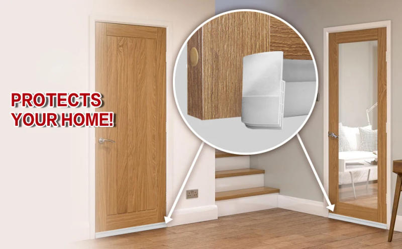 Description Picture 2 of itemDoor Draft Stopper Under Door Seal Weather Strip Door Bottom Draught Excluder Tape Door Protector For Home Soundproof Door Sweep