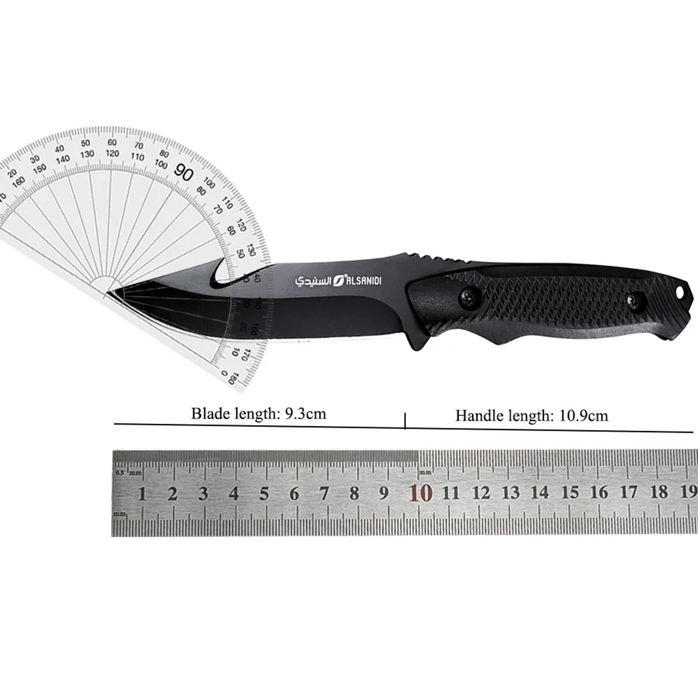 Description Picture 2 of item1PC Hunter Outdoor Fixed Blade Camping Rescue EDC Knife Hunting Self Defense Jungle Survival Multifunctional Straight Knives