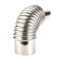 60/70/80mm 90 Degree Elbow Pipe Chimney Liner Bend Stainless Steel Multi Flue Stove Pipe Wood Stoves Fireplaces Chimney Pipe