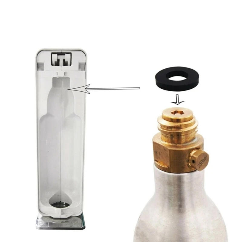 Description Picture 5 of item5 Pieces Silicone Gaskets Rings Silicone Material for Sodas Maker Water Machine