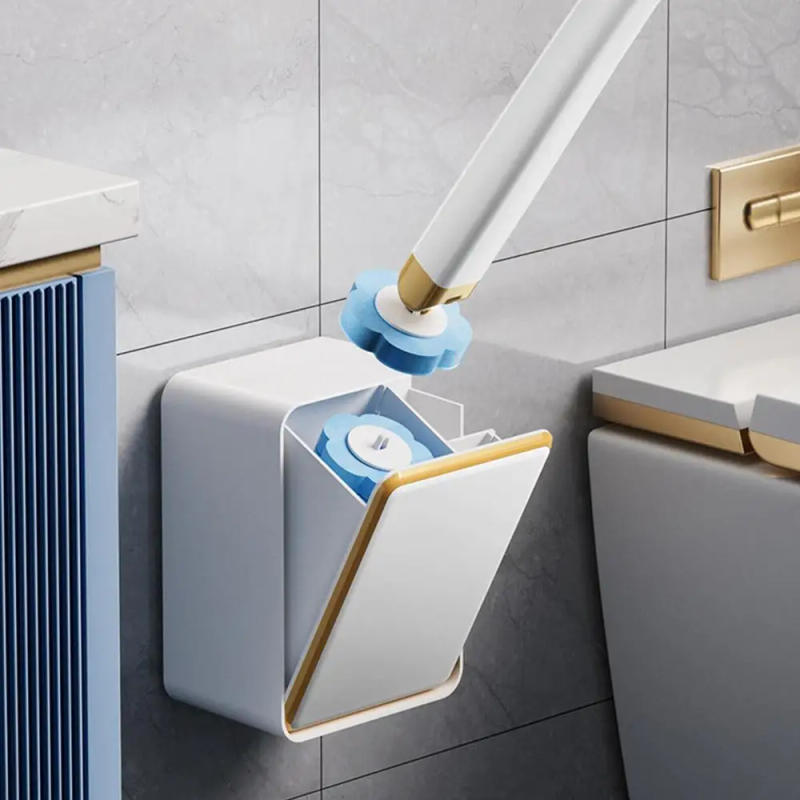 Description Picture 3 of itemBathroom Bowl Wand Toilet Bowl Wand Disposable Toilet Bowl Brush Wall Toilet Wand Kit Wall Mounted Household Cleaning Brushes