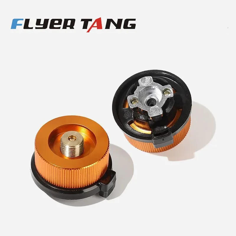 Description Picture 2 of itemOutdoor Camping Gas Stove Adaptor Split Type Furnace Gas Cartridge Tank Converter Connector Cylinder Adapter Burner Accessories